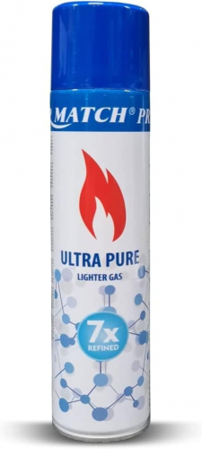 Silver Match Premium Butan Gas Nachfüllgas 300ml für Feuerzeuge und Flammbierbrenner