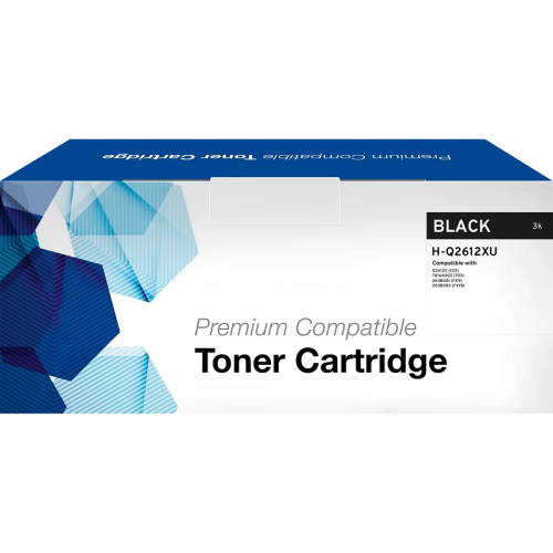 Kompatibler HP 12X Premium Toner schwarz, ersetzt Q2612X