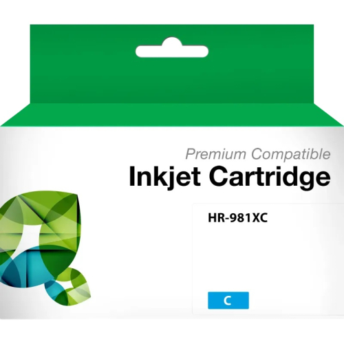 Recycelte HP 981X Tintenpatrone (L0R09A) Cyan