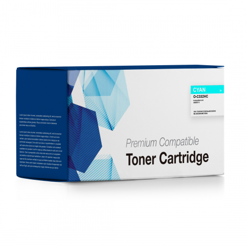 Kompatibler OKI C-322 Premium Toner Cyan 46508711