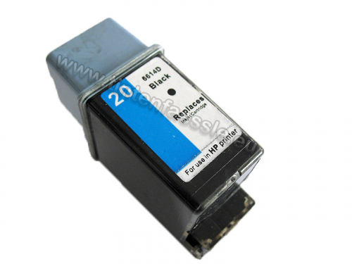 Kompatible HP 20 Druckkopfpatrone, black mit 40ml Inhalt, ersetzt C6614D