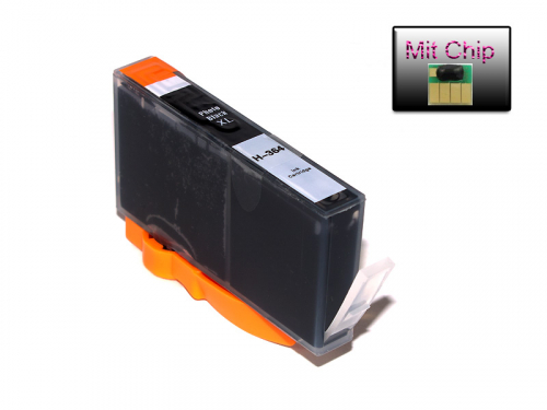 Kompatible HP 364 XL Premium Tintenpatrone Photo-Schwarz mit Chip