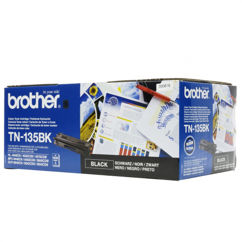 Original TN-135 Brother Toner Schwarz