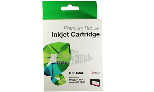 Recycelte HP 951xl Premium Tintenpatrone Magenta ersetzt CN047AE