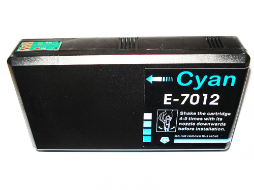 Kompatible Epson T7012 Druckerpatrone, cyan, 36ml, ersetzt C13T70124010