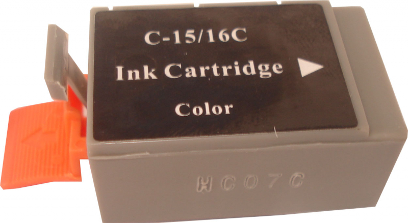 Canon BCI-16 kompatible Druckerpatrone, Twin-Pack, color, 2 Tintenpatronen, mit je 6,3ml Inhalt ersetzt die BCI-16C