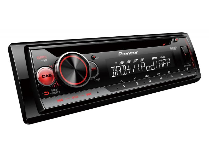Pioneer Autoradio DEH-S410DAB schwarz, DAB+, Bluetooth