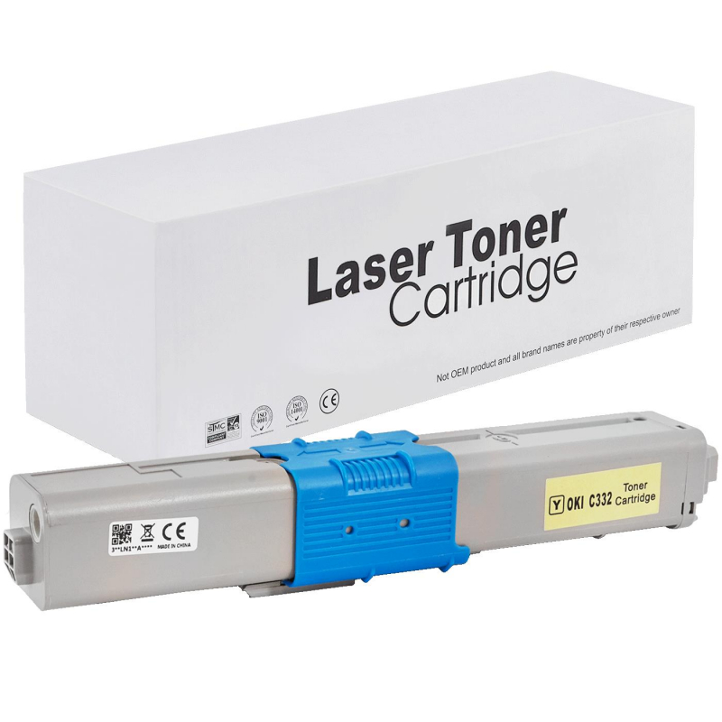 Kompatibler OKI C-322 Toner Yellow 46508709