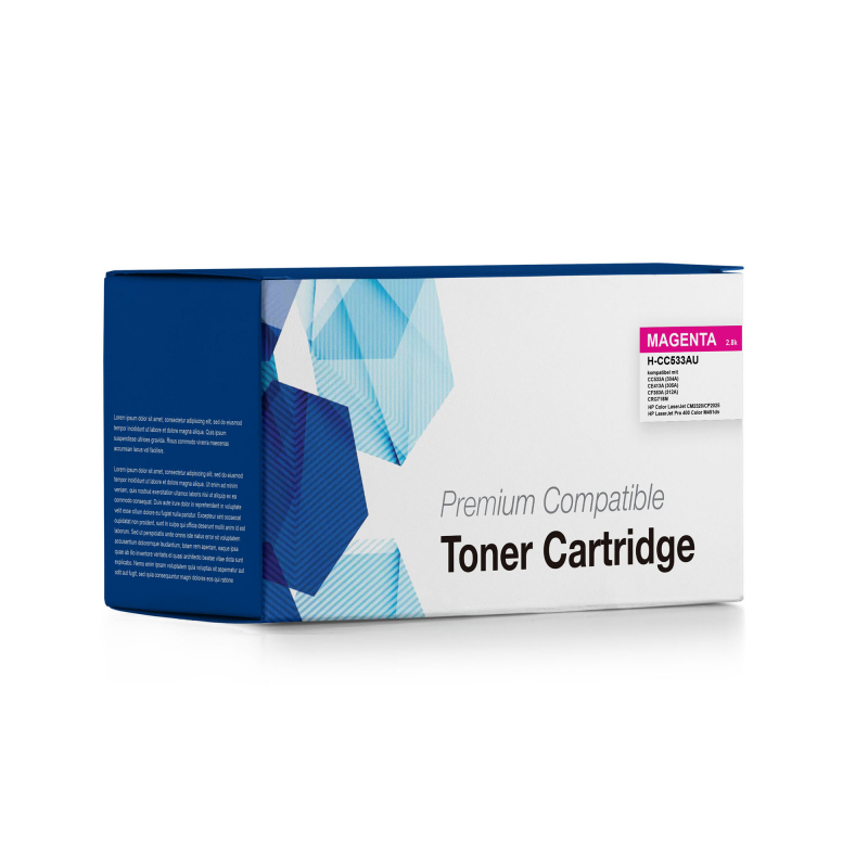 Kompatibler HP CC533A Nr. 304A Premium Toner Magenta ersetzt CC533A