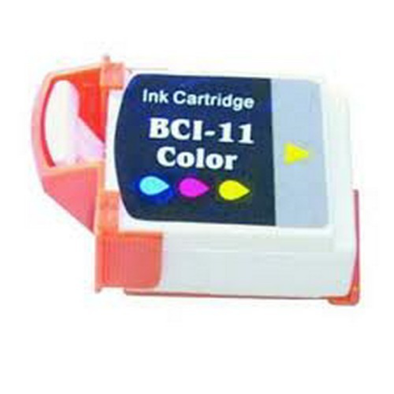 Canon BCI-11 kompatible Druckerpatrone, color mit 6ml Inhalt ersetzt die BCI-11CL