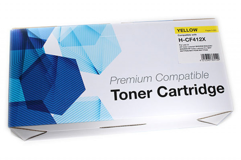 Kompatibler CF412X Premium HP Toner Yellow