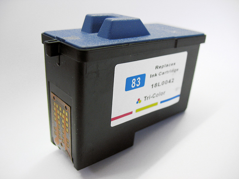 Lexmark Nr.83 kompatible Druckkopfpatrone, refill, color mit 15ml Inhalt, ersetzt 18LX042E