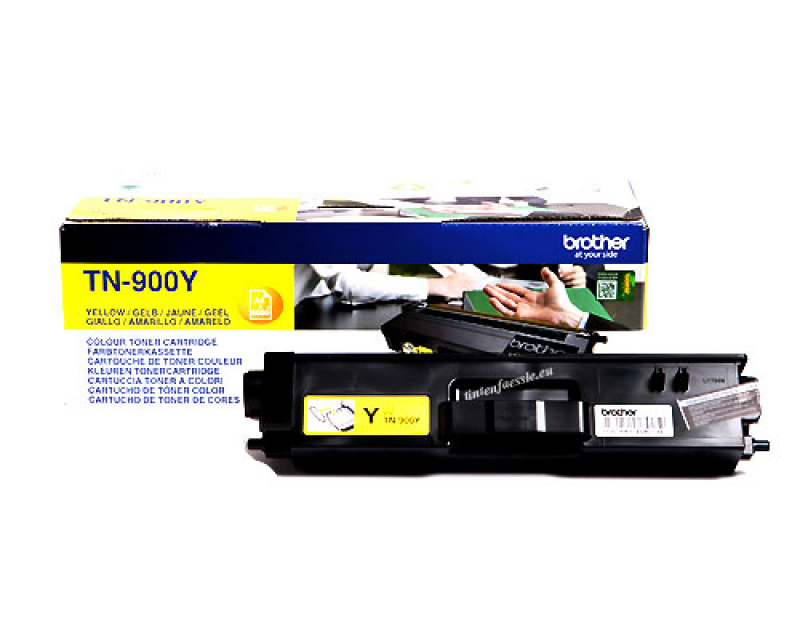 Original TN-900 Brother Toner Yellow 6000 Seitenleistung