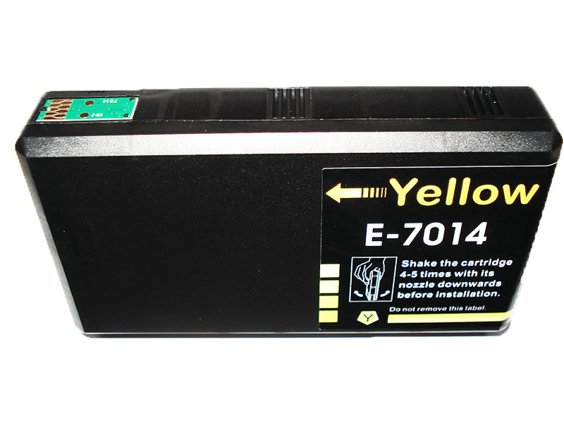 Kompatible Epson T7014 Druckerpatrone, yellow, 36ml, ersetzt C13T70144010