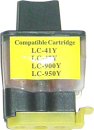 Brother LC 900 yellow, kompatible Druckerpatrone mit 18ml Inhalt, ersetzt die Brother LC-900Y