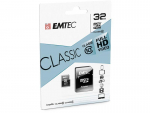 EMTEC MicroSDHC 32GB + Adapter CL10 CLASSIC