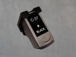 Canon PG-37, kompatible Druckkopfpatrone, refill, black mit 9ml Inhalt, ersetzt Canon PG 37